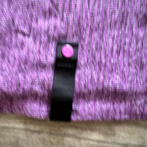 Lululemon athletica Vinyasa Scarf Infinity Purple Snap Stripe Stretch - Picture 2 of 3